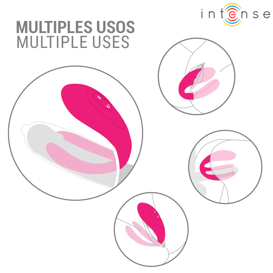 INTENSE - JULIA VIBRADOR DUPLO COM CONTROLE REMOTO - Image 5