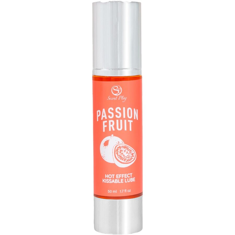 SECRETPLAY - LUBRIFICANTE AQUECEDOR DE MARACUJÁ 50 ML