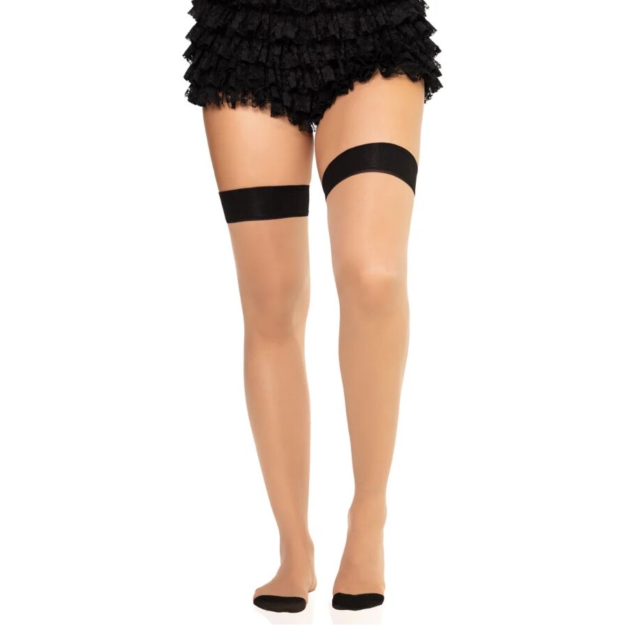 LEG AVENUE - MEIAS DE SPANDEX COM COSTURA TRASEIRA 1963 PRETAS - TAMANHO ÚNICO - Image 5