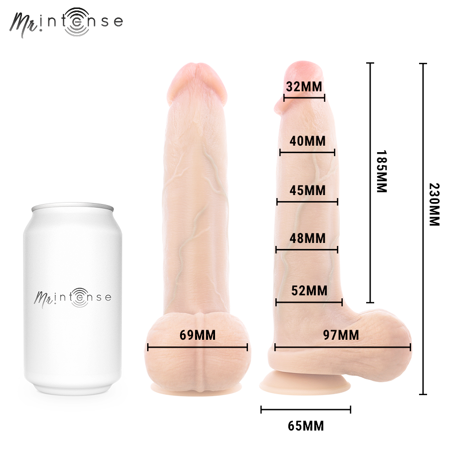 MR INTENSE - BRUCE L DILDO DE SILICONE 23 CM -Ø- 5,2 CM - Image 5