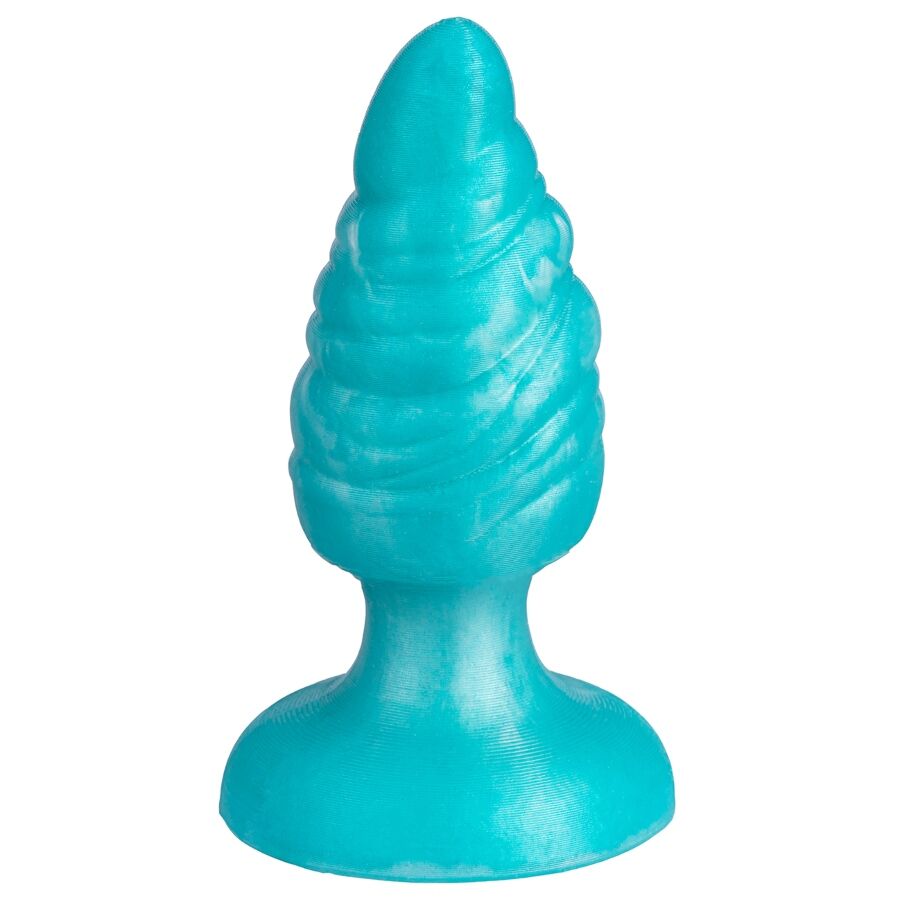 SILEXD - MELTY PLUG ANAL DE DERRETIMENTO FANTASY DE SILICONE LÍQUIDO TERMOREATIVO AZUL CELESTIAL 9,2 CM - Image 3