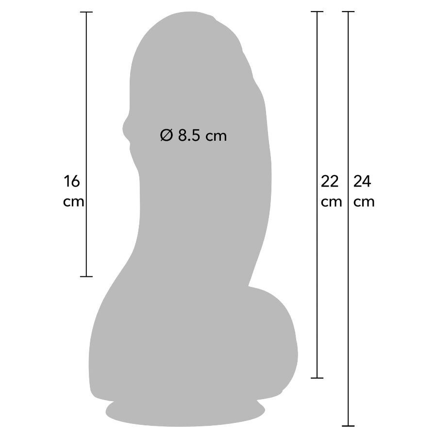 HIDDEN DESIRE - INFERNO DILDO FAT BOYS 22 CM - Image 2