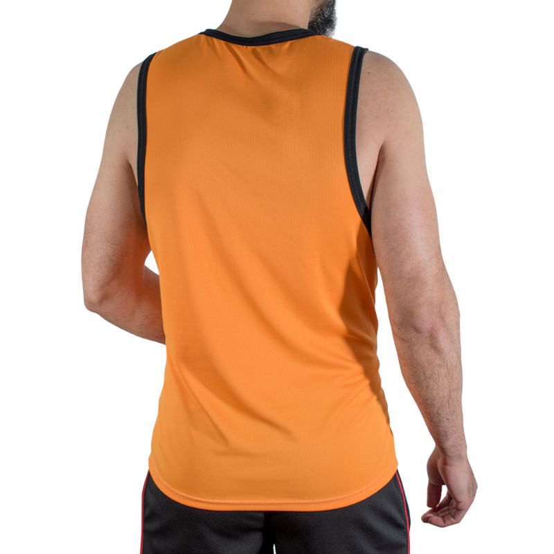 MACHO - CMV005 CAMISETA GYM NARANJA S/M - Image 3
