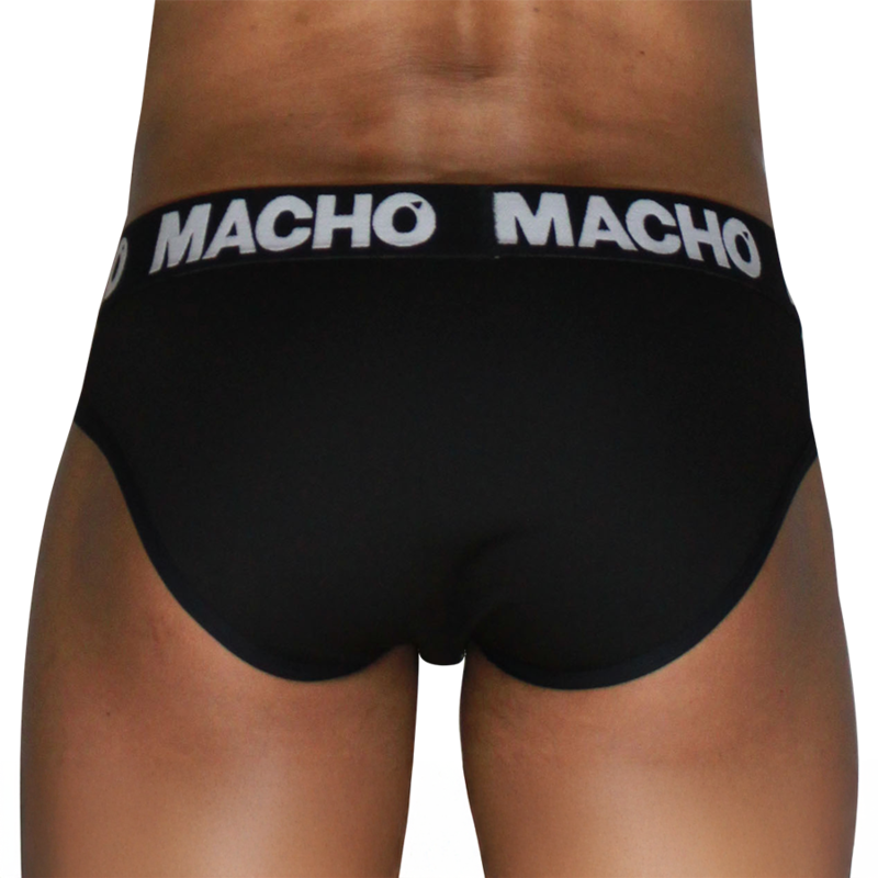 MACHO - MCH007 SLIP CLÁSICO NEGRO + NEGRO S - Image 3