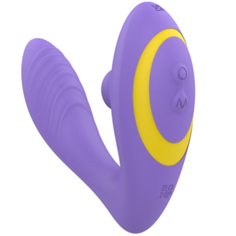 ROMP - REVERB ESTIMULADOR DE PONTO G E DISPOSITIVO DE SUCÇÃO CLITORIAL REVERB ROXO