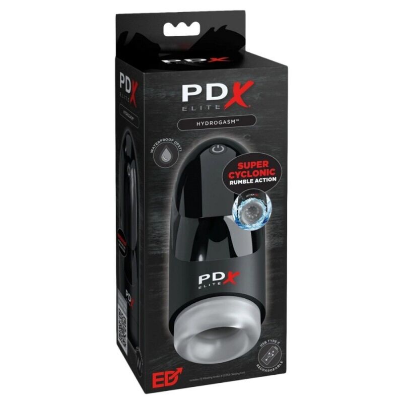 PDX ELITE - MASTURBADOR VIBRATÓRIO CICLONICO HIDROGASM 20 CM - Image 4