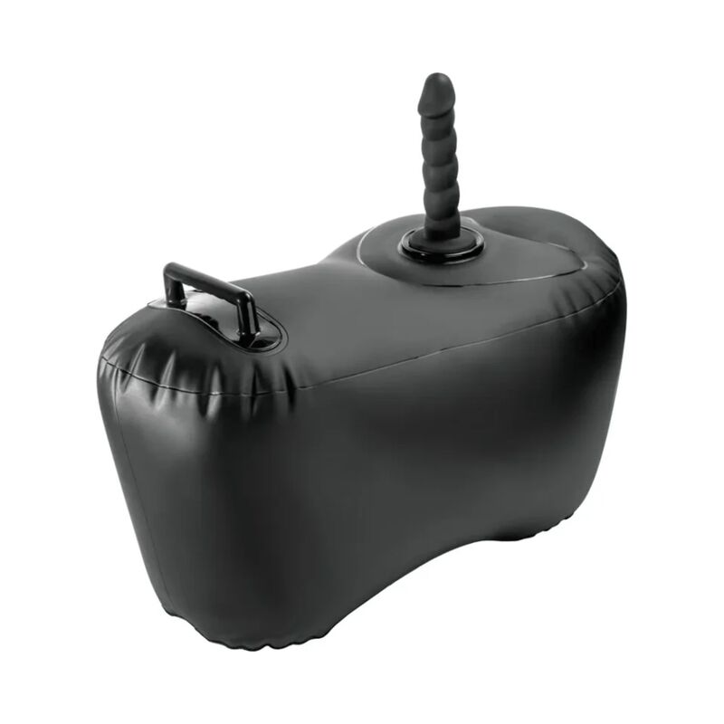 FETISH FANTASY SERIES - SOFÁ INFLÁVEL BODY DOCK COM DILDO 69,2 CM PRETO