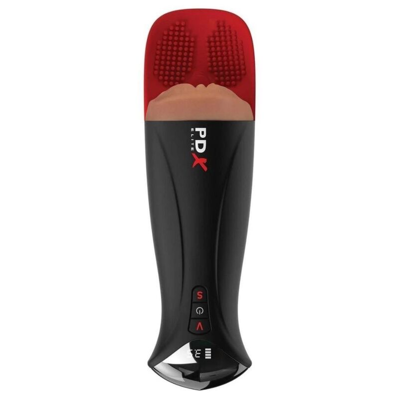 PDX ELITE - FAP-O-MATIC PRO XL VIBRATÓRIO AUTOMÁTICO MARROM 34,9 CM - Image 3