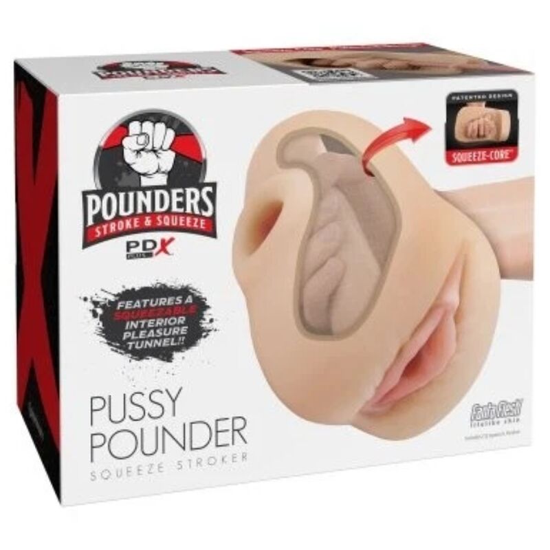 PDX PLUS - VAGINA REALISTA, APERTO E EMOÇÃO, 18 CM