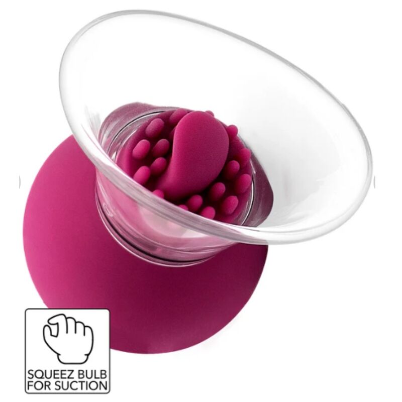 SHE.E.O - BOMBA VIBRATÓRIA E ROTATIVA PARA MAMILOS E CLITÓRIS