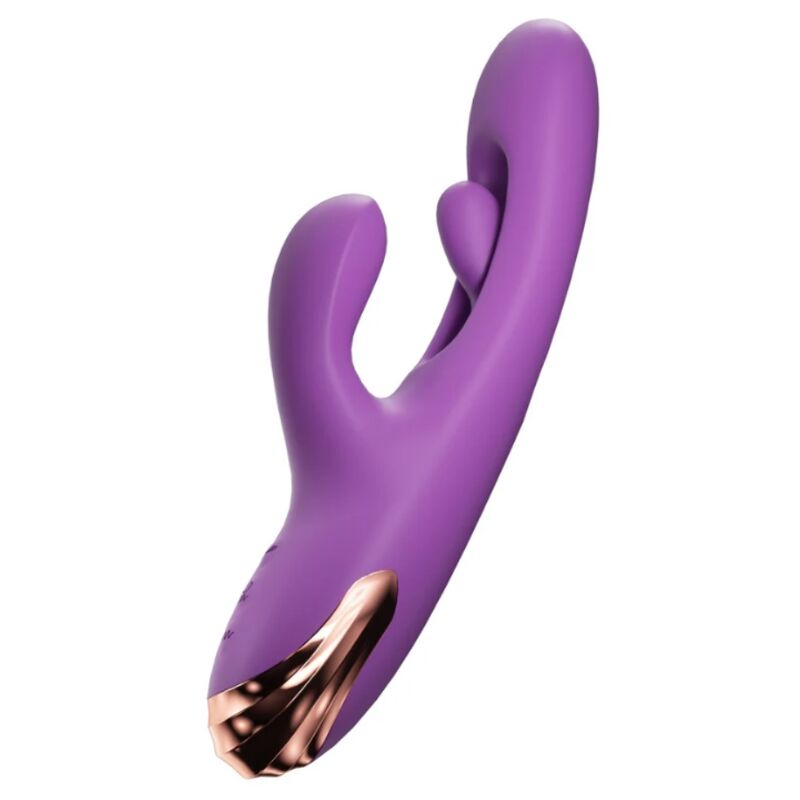 SHE.E.O - VIBRADOR RABBIT PARA PONTO G COM MOVIMENTO DIGITAL ROXO