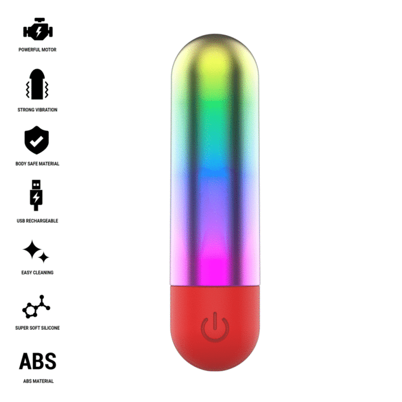 INTENSE - DEBBIE RAINBOW CLITORIS VIBRATÓRIO BULLET
