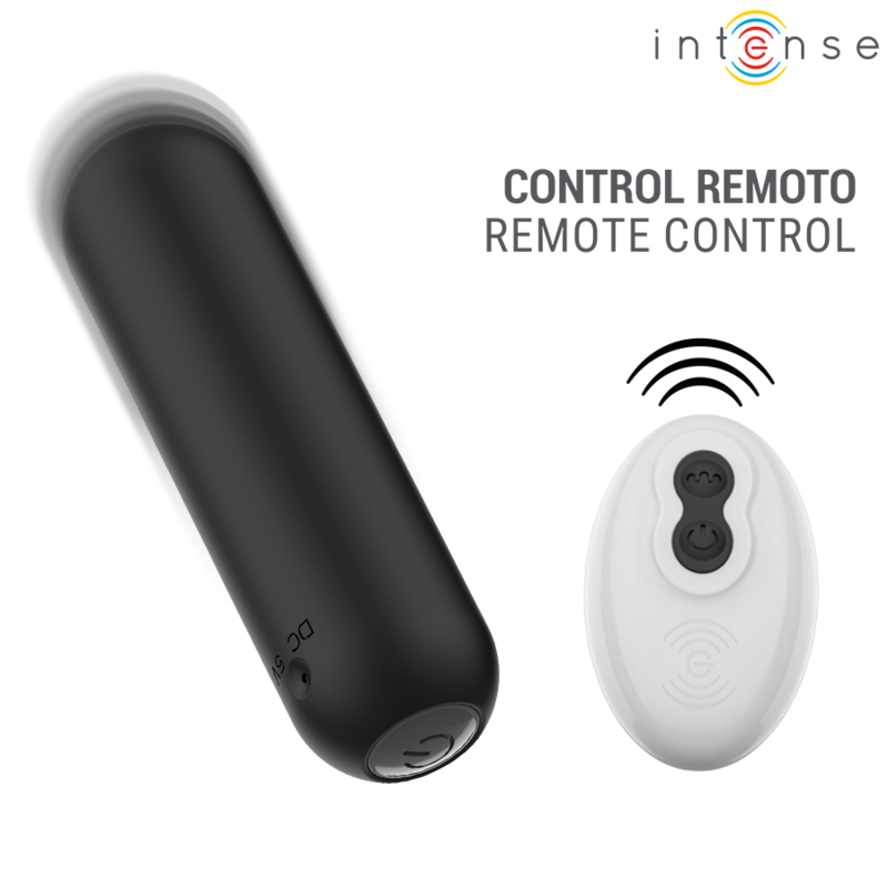 INTENSE - JUDY VIBRADOR BULLET RECARREGÁVEL COM CONTROLE REMOTO PRETO - Image 3