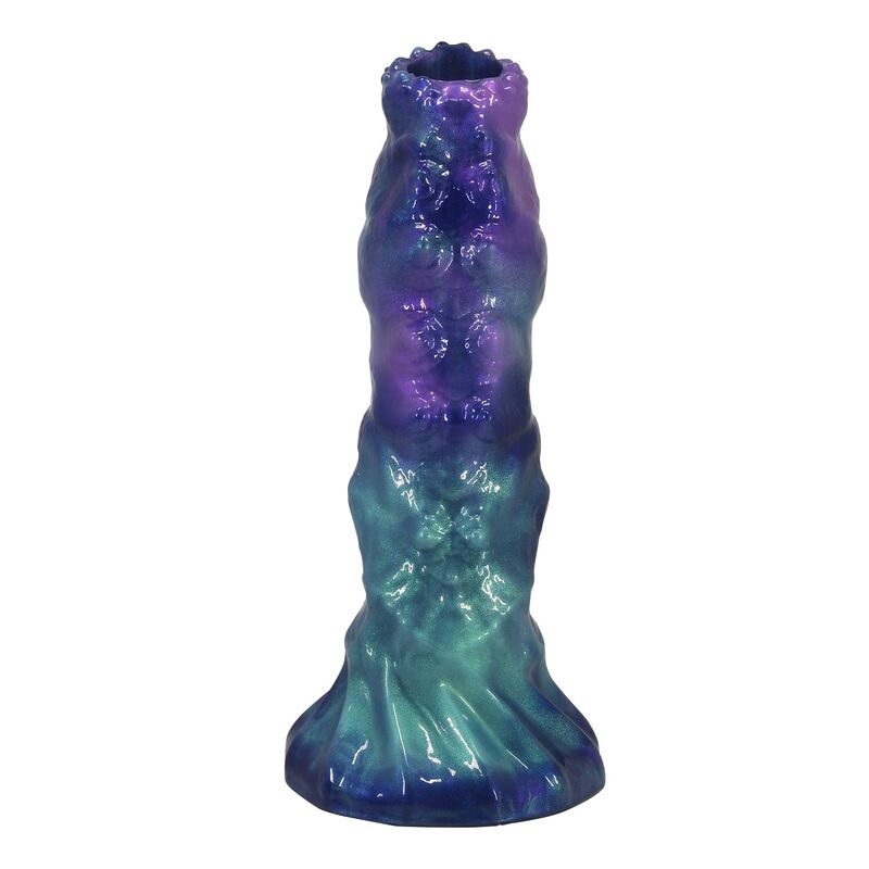 POWER MONSTERS - DUSKWALKER SENTINEL TRICOLOR DILDO DE SILICONE INFLÁVEL FANTASIA 23 CM Ø 5 CM - Image 4