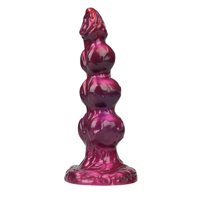 POWER MONSTERS - PRIMAL BEASTLORD ROSA TRANSLÚCIDO FANTASIA DILICONE 26 CM Ø 5 CM