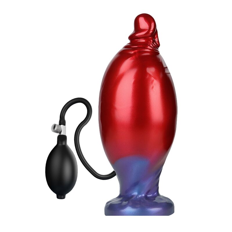 POWER MONSTERS - SHADOW BEHEMOTH BICOLOR DILDO DE SILICONE FANTASIA 22 CM Ø 5 CM