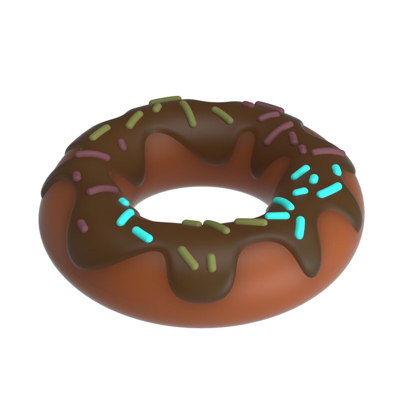 PRETTY LOVE - ANEL DE PÊNIS SUPER DONUT MARROM - Image 5