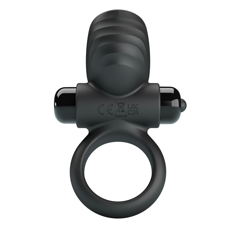 PRETTY LOVE - ANEL VIBRATÓRIO PARA PÊNIS ADRIEN COM 10 FUNÇÕES - PRETO - Image 4