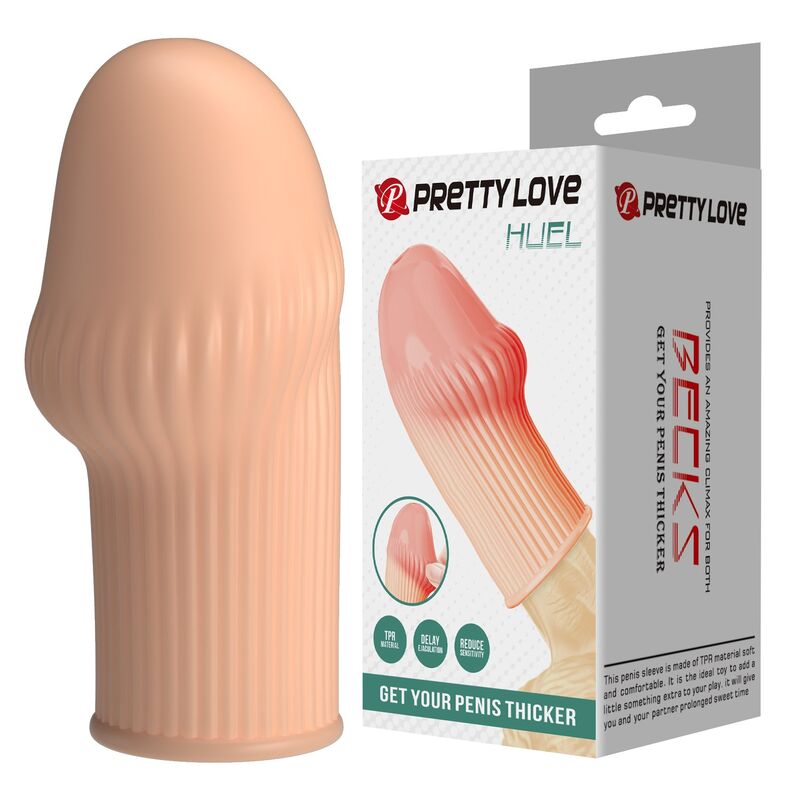 PRETTY LOVE - CAPA PENIANA HUEL PARA DEIXAR SEU PÊNIS MAIS GROSSO E COM A COR DA PELE