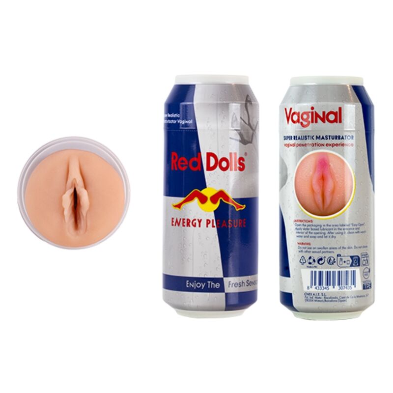 ALIVE - RED DOLL MASTURBATOR VAGINA BEBIDA ENERGÉTICA EM LATA