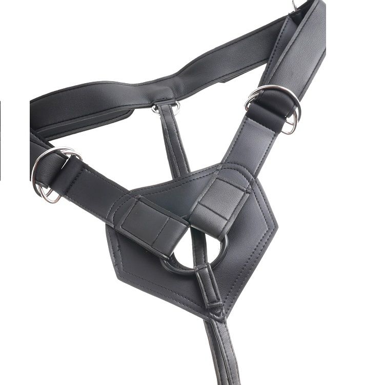 KING COCK - HARNESS COM PÊNIS MARROM REALISTA 20,3 CM - Image 2