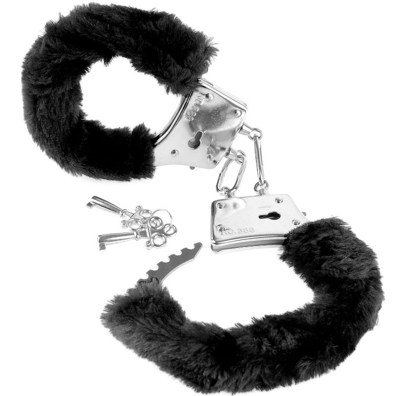FETISH FANTASY SERIES - FURRY CUFFS PRETO - Image 3