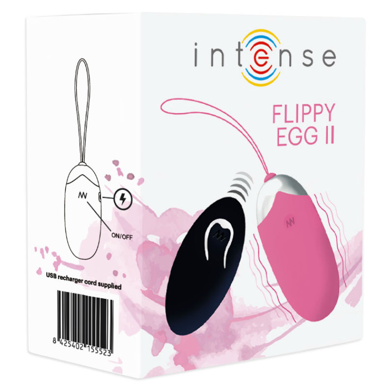 INTENSE - OVO VIBRANTE FLIPPY II COM CONTROLE REMOTO ROSA - Image 5