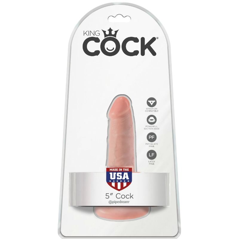 KING COCK - DILDO COM BOLAS 14 CM CARNE - Image 4