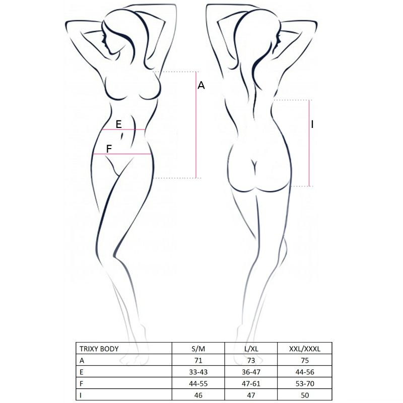 PASSION - WOMAN TRIXY TEDDY NEGRO TALLA L/XL - Image 2