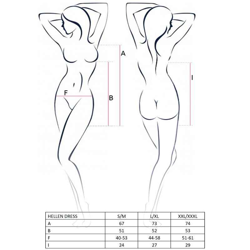 PASSION - WOMAN HELLEN VESTIDO Y TANGA TALLA L/XL - Image 2