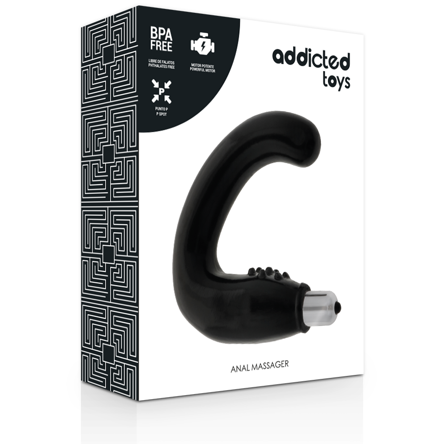 ADDICTED TOYS - MASSAGEIRO ANAL PRETO - Image 3