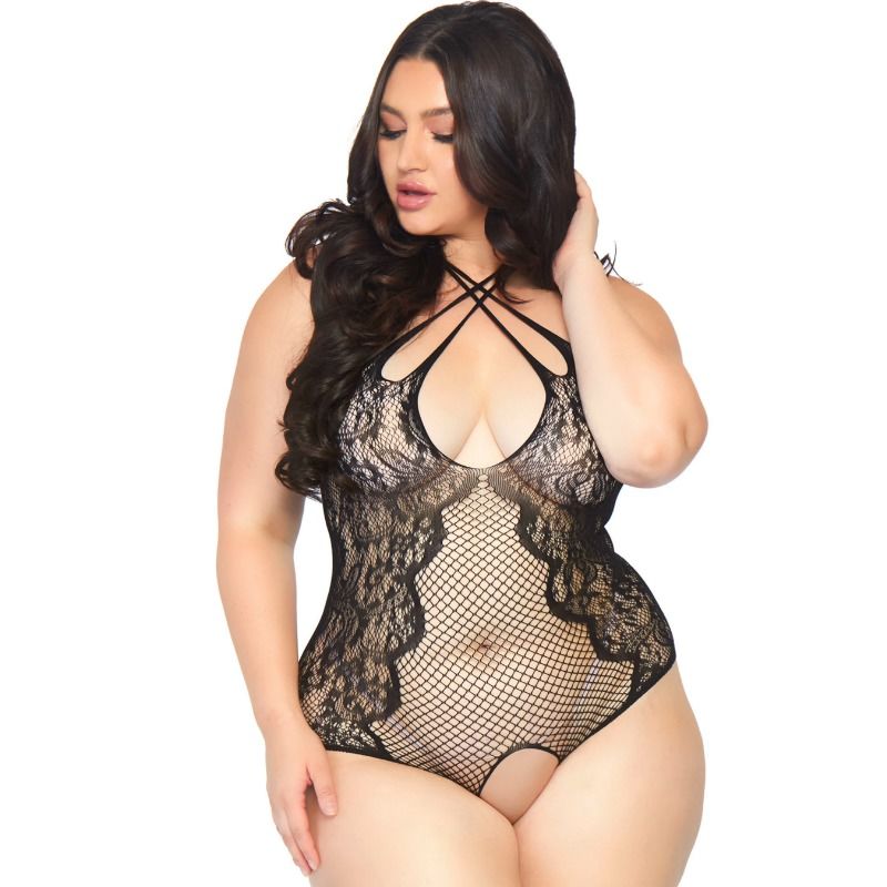 LEG AVENUE - TEDDY SEM CROTHLESS 1X-2X - Image 3