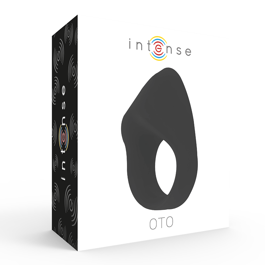 INTENSE - ANEL VIBRADOR RECARREGVEL OTO PRETO - Image 5