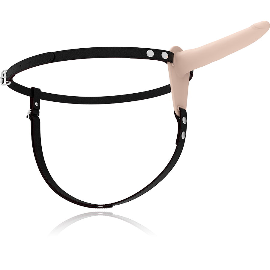 FETISH SUBMISSIVE HARNESS - VIBRADOR DE SILICONE DE CARNE 15 CM - Image 3