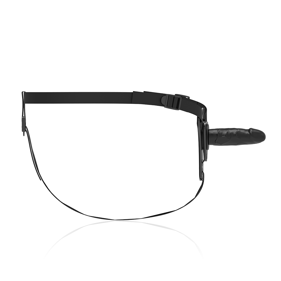 FETISH SUBMISSIVE HARNESS - SILICONE PRETO REALISTA 15 CM - Image 3
