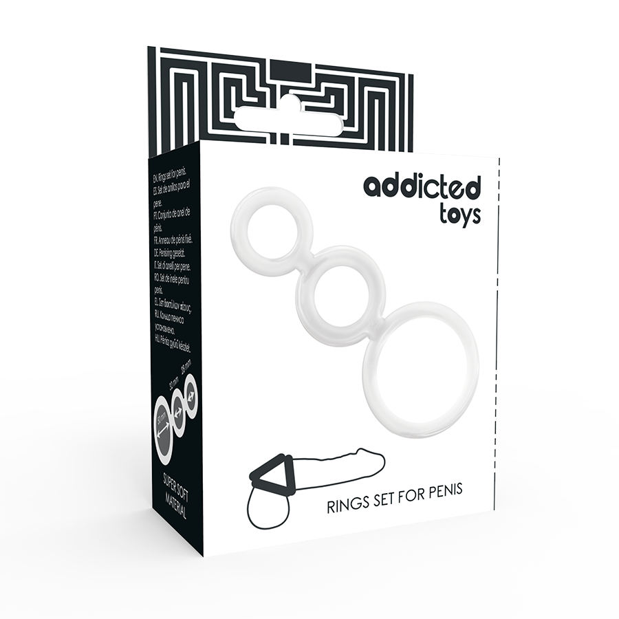 ADDICTED TOYS - CONJUNTO DE ANÉIS - PARA PÊNIS TRANSPARENTE - Image 4