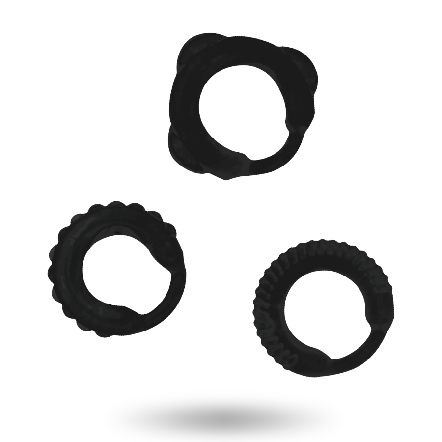 ADDICTED TOYS - CONJUNTO DE ANEL C - PRETO - Image 2