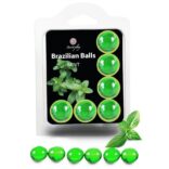 SECRETPLAY - CONJUNTO 6 BOLAS BRASILEIRAS MENTA