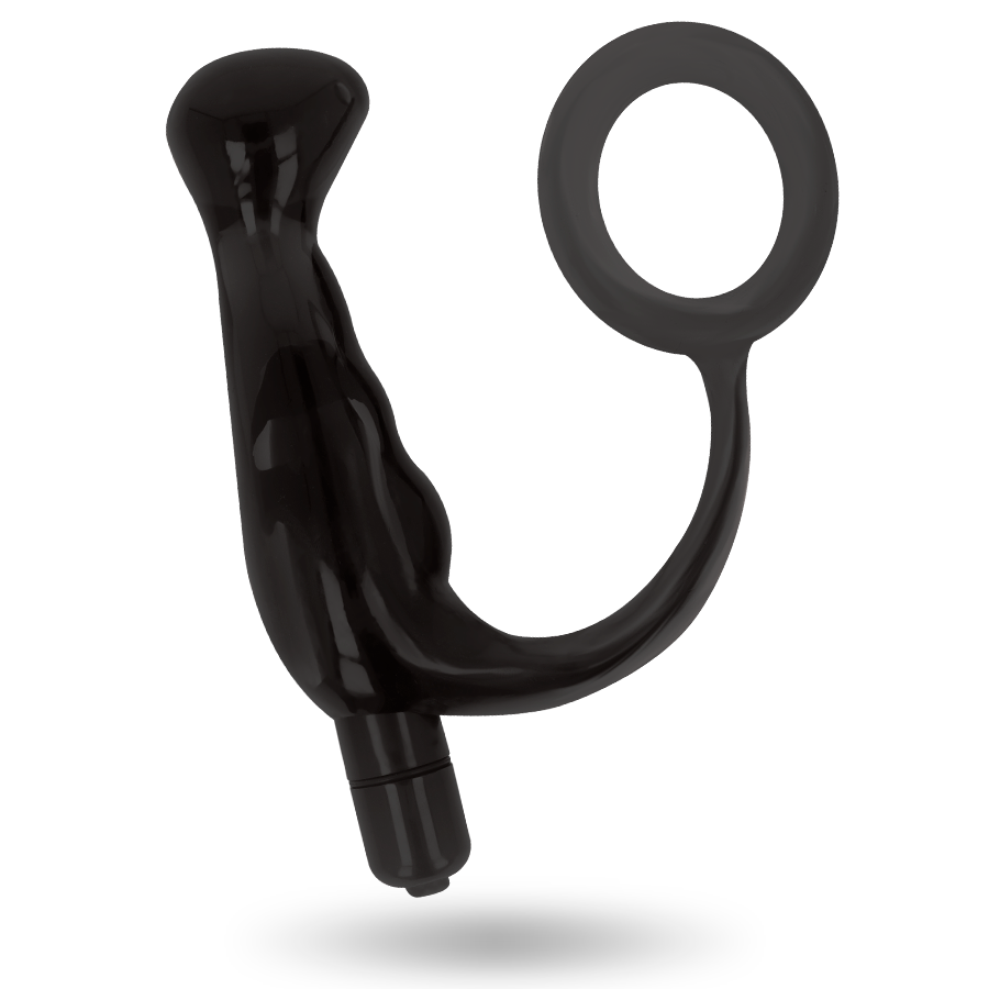 ADDICTED TOYS - VIBRADOR- PROST TICO PRETO 10 CM - Image 3