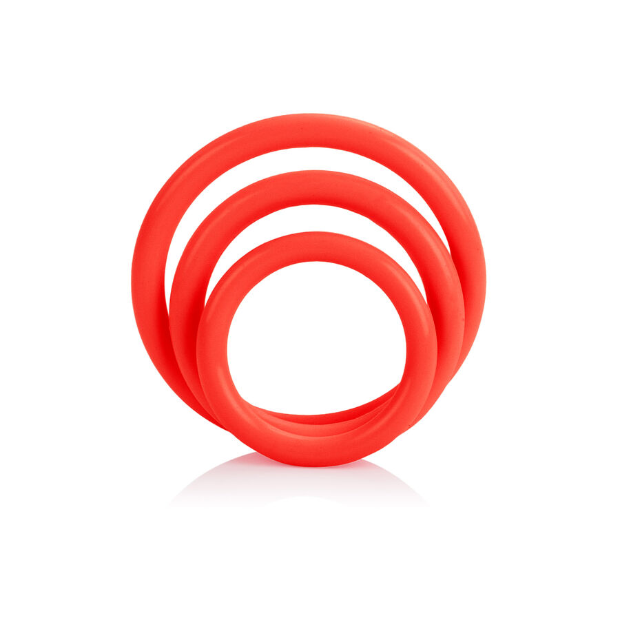 CALEXOTICS - CONJUNTO DE TRI-ANÉIS VERMELHO - Image 2