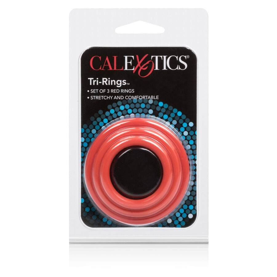CALEXOTICS - CONJUNTO DE TRI-ANÉIS VERMELHO - Image 4