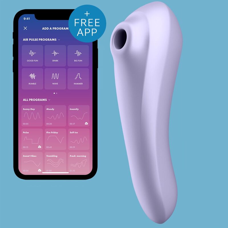 SATISFYER - VIBRADOR DE PULSO DE AR DUAL PLEASURE MALVA - Image 4