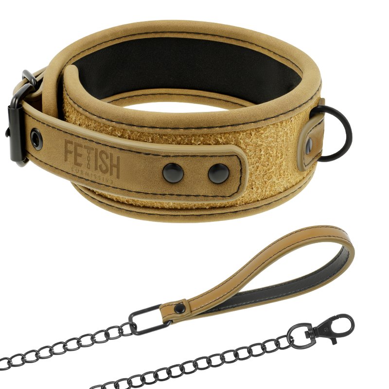FETISH SUBMISSIVE ORIGIN - COLAR DE CORRENTE COM FORRO DE NEOPRENE - Image 2
