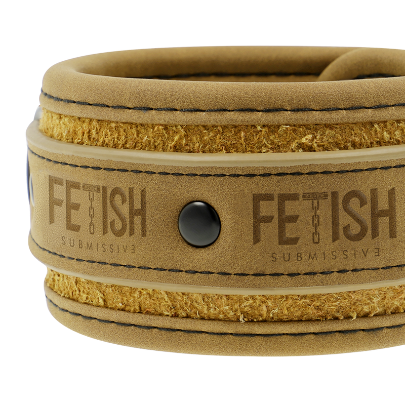 FETISH SUBMISSIVE ORIGIN - PUNHOS DE TORNOZELO DE COURO VEGANO COM FORRO DE NEOPRENE - Image 3