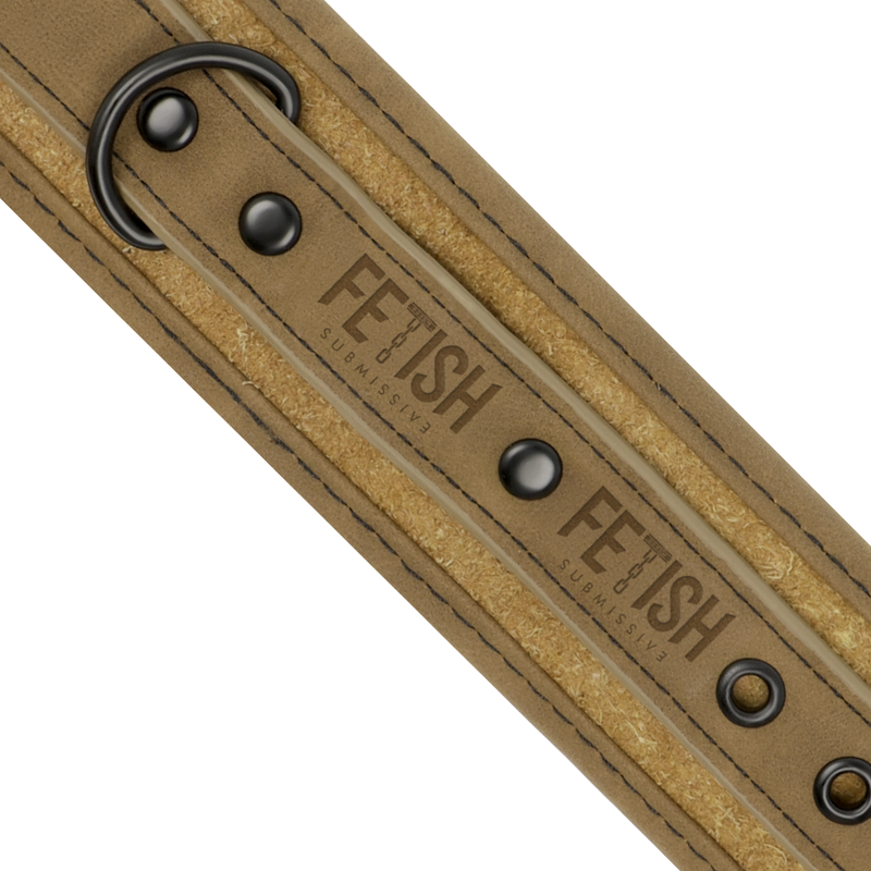 FETISH SUBMISSIVE ORIGIN - PUNHOS DE TORNOZELO DE COURO VEGANO COM FORRO DE NEOPRENE - Image 4